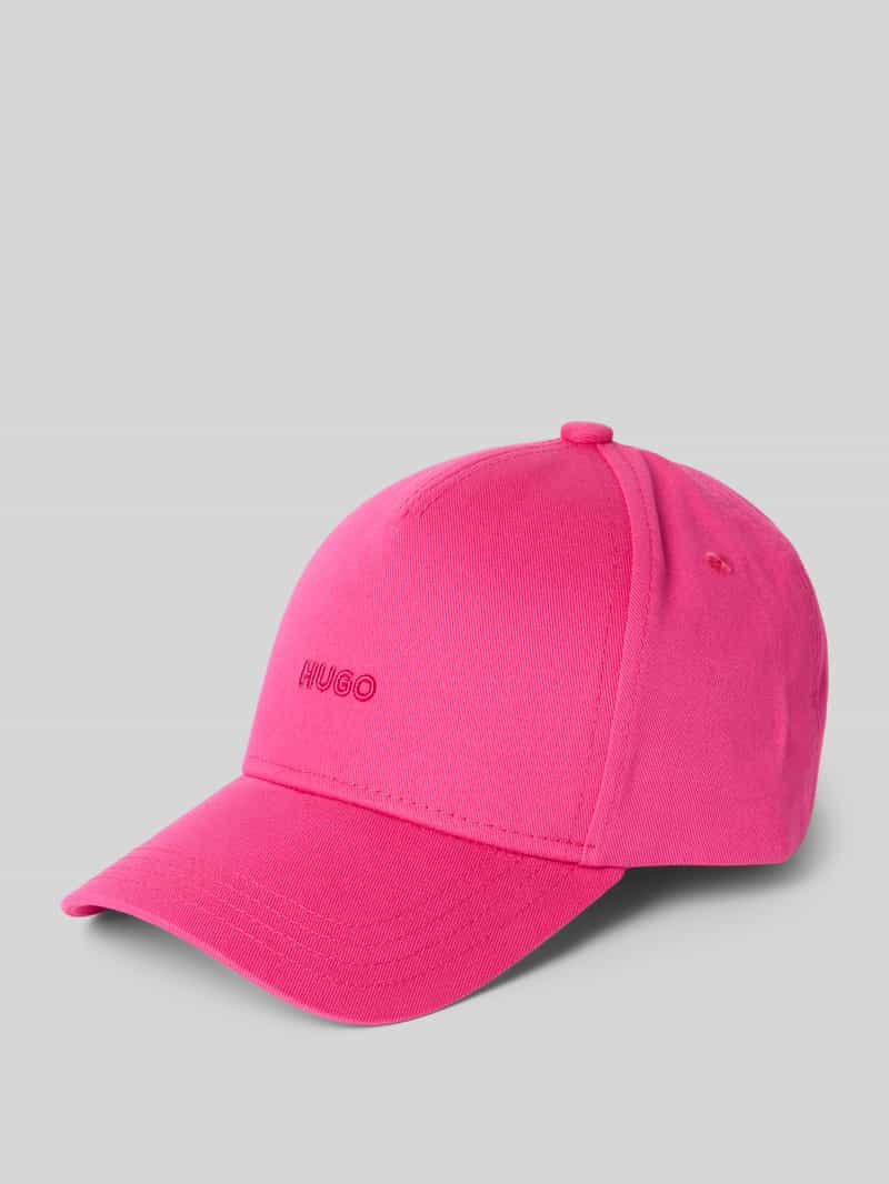 HUGO Baseballpet met logostitching model 'Cara'