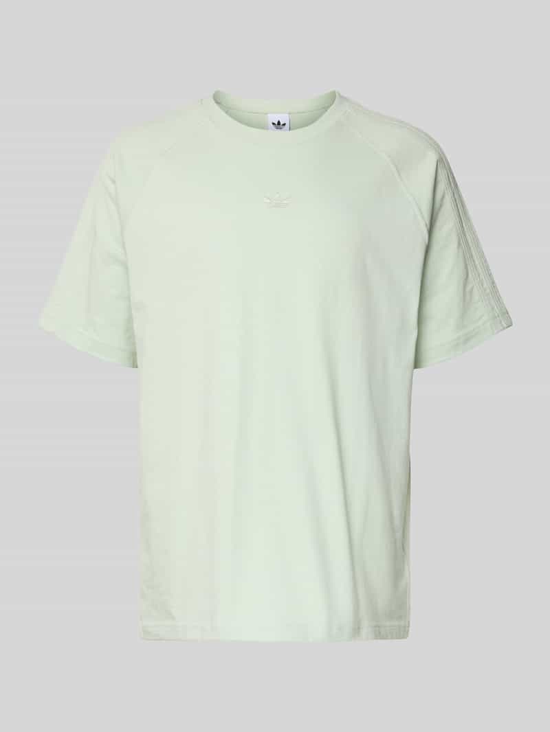 adidas Originals T-shirt met ronde hals en labelstitching