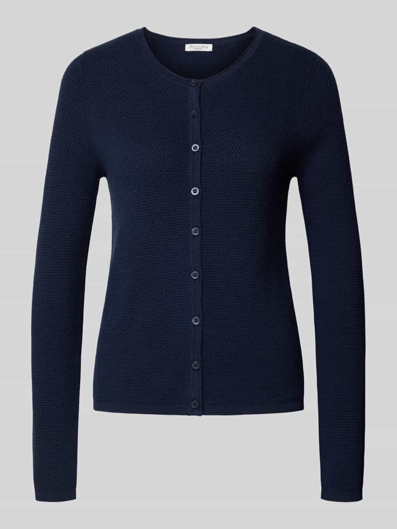 Christian Berg Woman Gebreide cardigan met structuurmotief