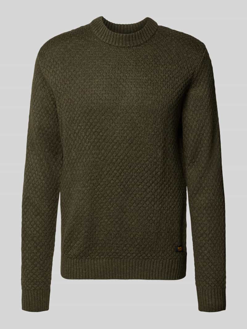 Jack & jones Regular fit gebreide pullover van katoenmix model 'BLAKE'