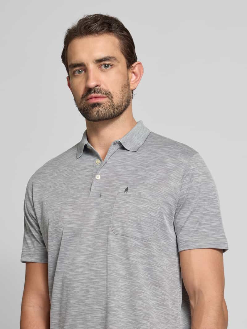 RAGMAN Poloshirt met labelstitching
