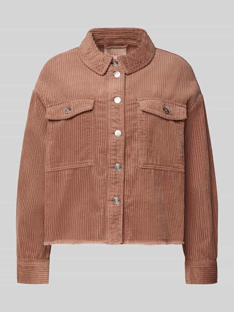 Only Regular fit corduroy jack van zuiver katoen model 'MARINA-ENY LIFE'