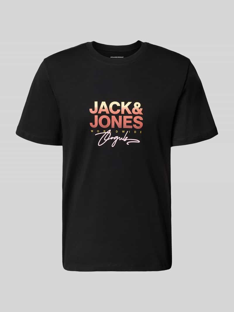 jack & jones T-shirt met labelprint
