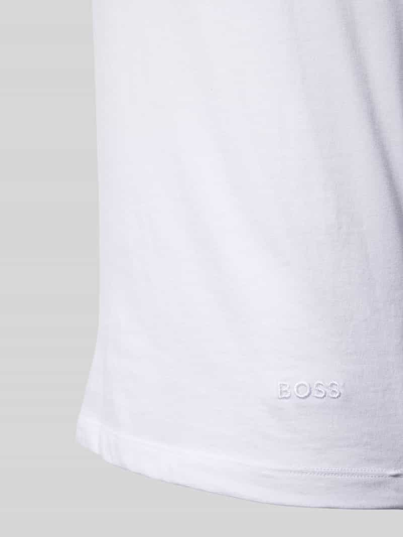 Boss Tanktop met labeldetail in een set van 3 stuks model 'Modern'