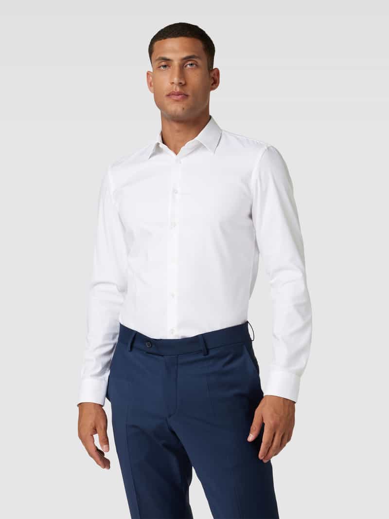 Super slim fit zakelijk overhemd met kentkraag Jake*s