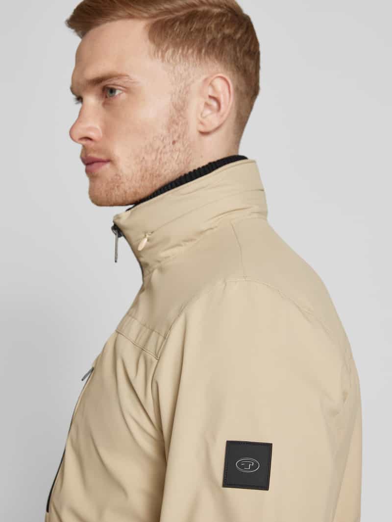 Tom Tailor Regular fit functioneel jack van stretchmateriaal