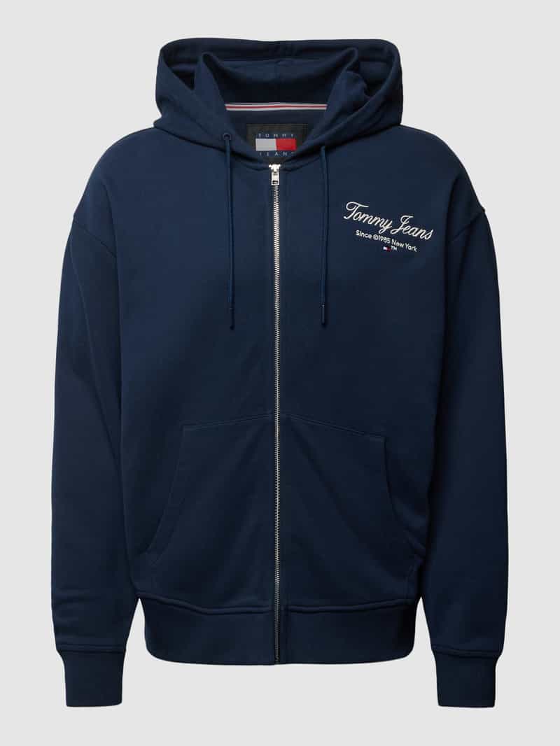 Tommy Jeans Sweatjack met labelstitching model 'LUXE'