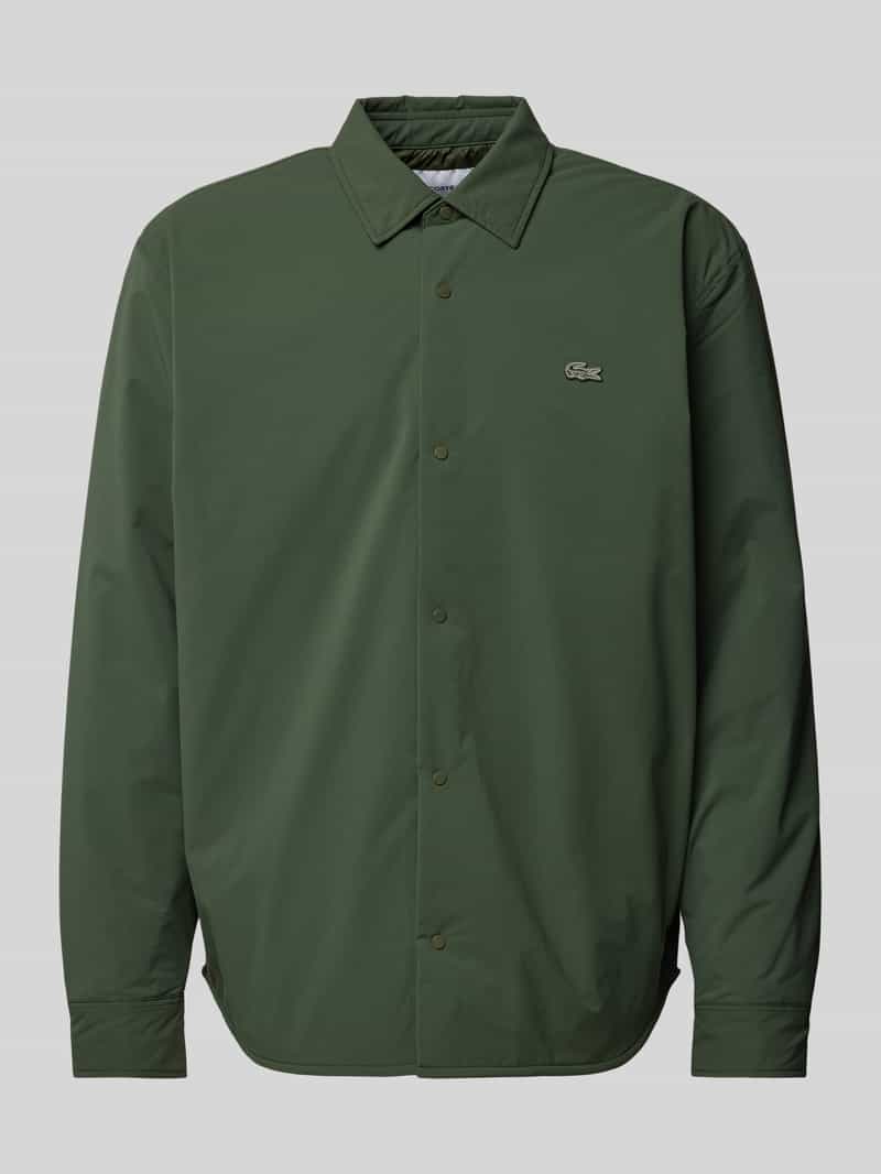 Lacoste Vrijetijdsoverhemd met labeldetail