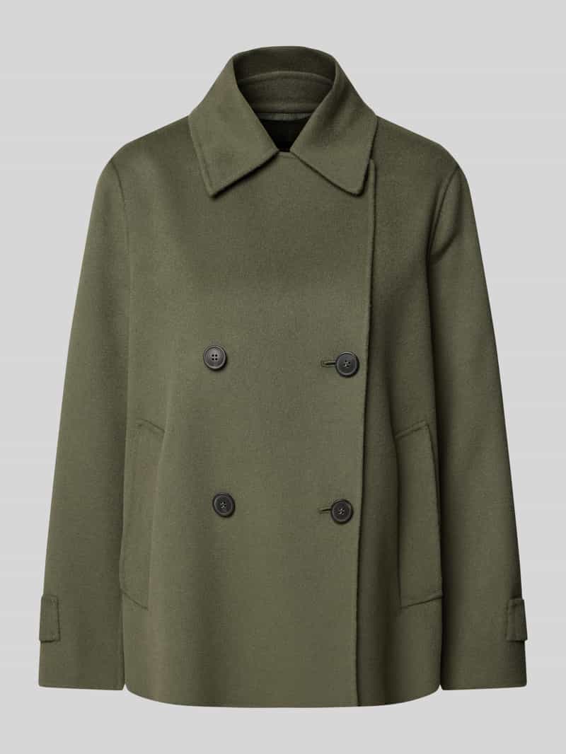 Weekend Max Mara Jack van scheerwol met platte kraag model 'AFONE'