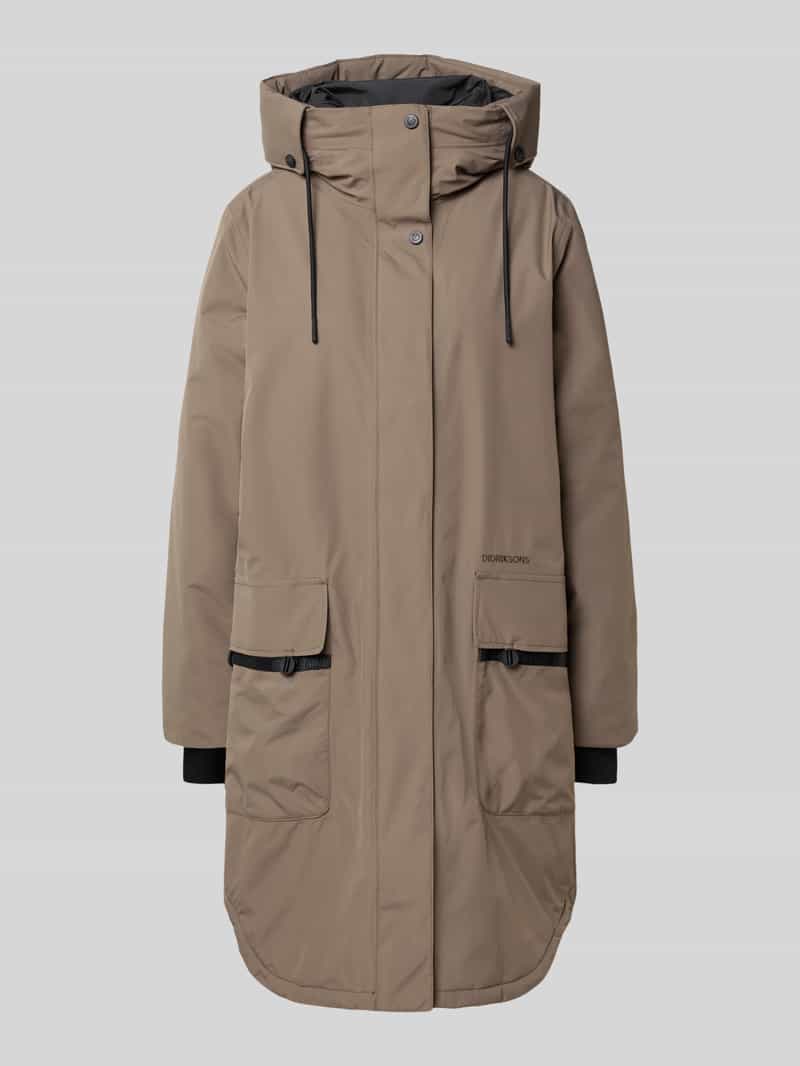 Didriksons Parka met capuchon en klepzakken model 'AIKO'