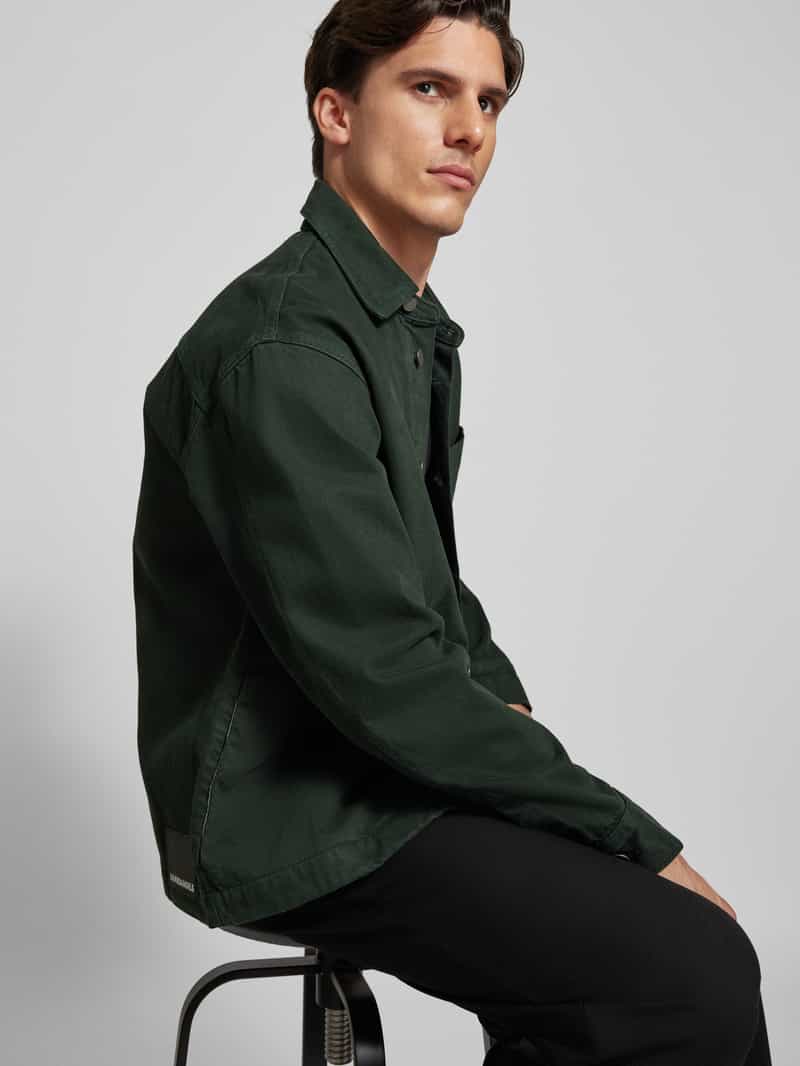 ARMEDANGELS Overhemdjack met borstzak model 'BAASIO'