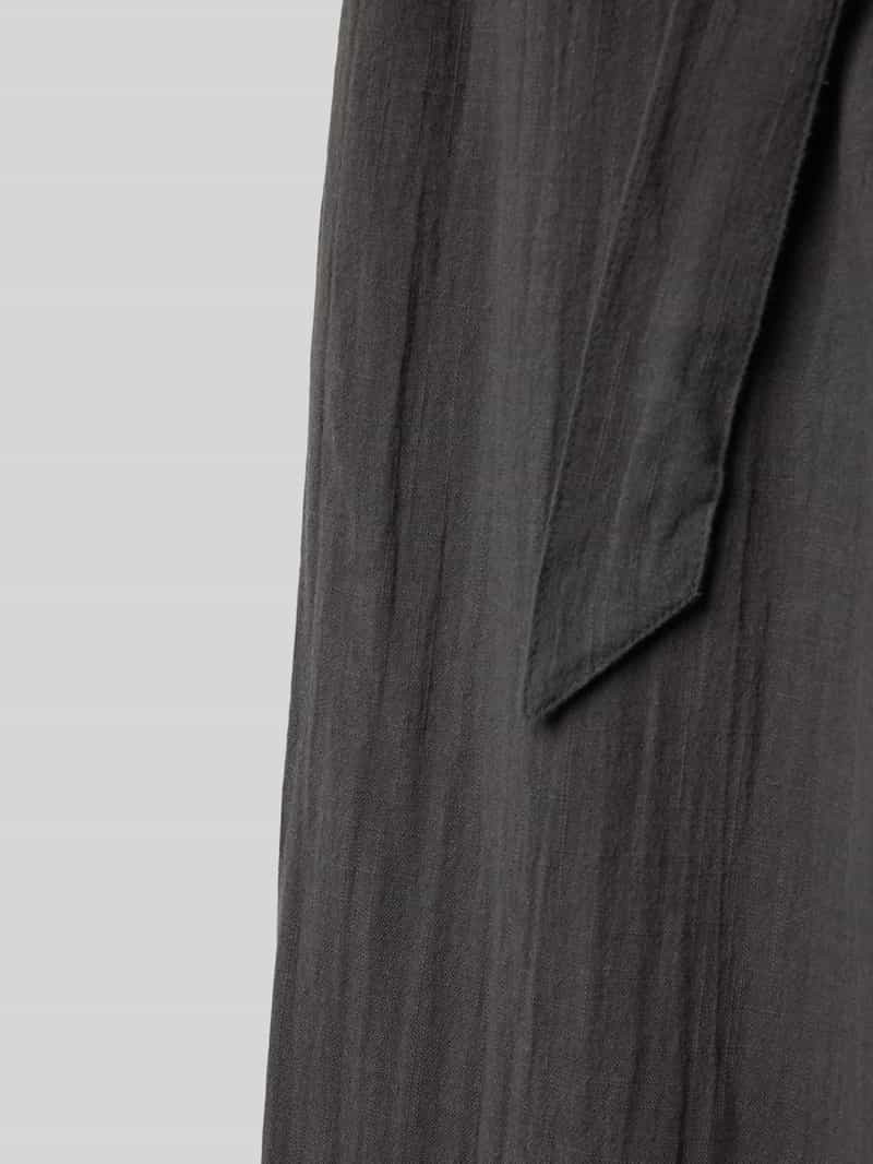 Only Regular fit wijde broek met strikceintuur model 'TIZANA'
