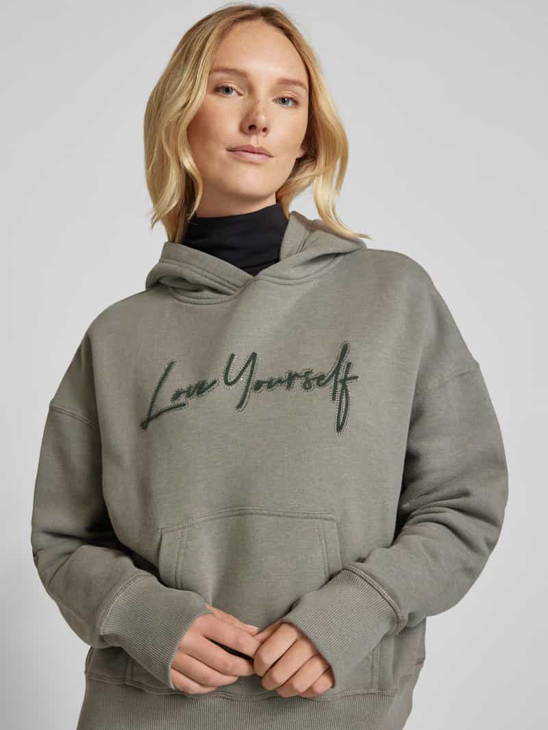 Zadig & Voltaire Oversized hoodie met statementstitching