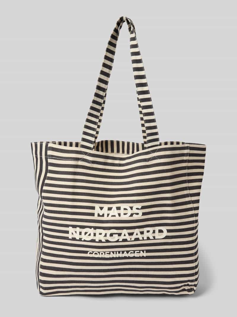 MADS NØRGAARD Shopper met labelprint model 'RECYCLED BOUTIQUE ATHENE'