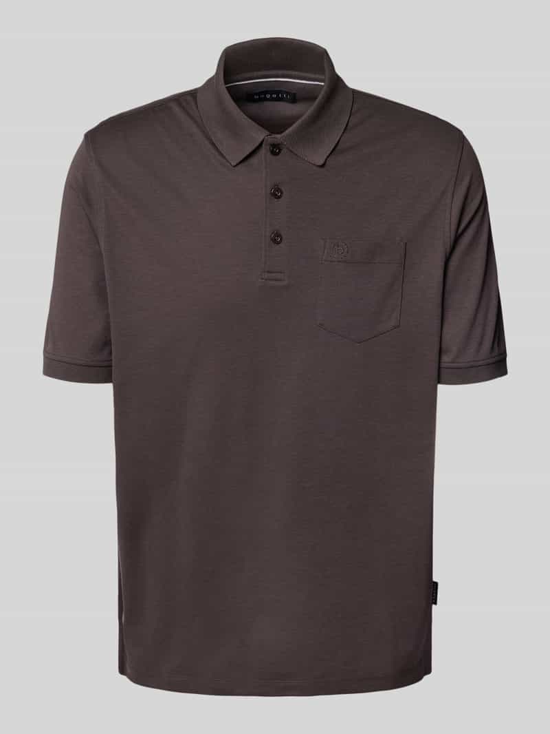 Bugatti Poloshirt met borstzak