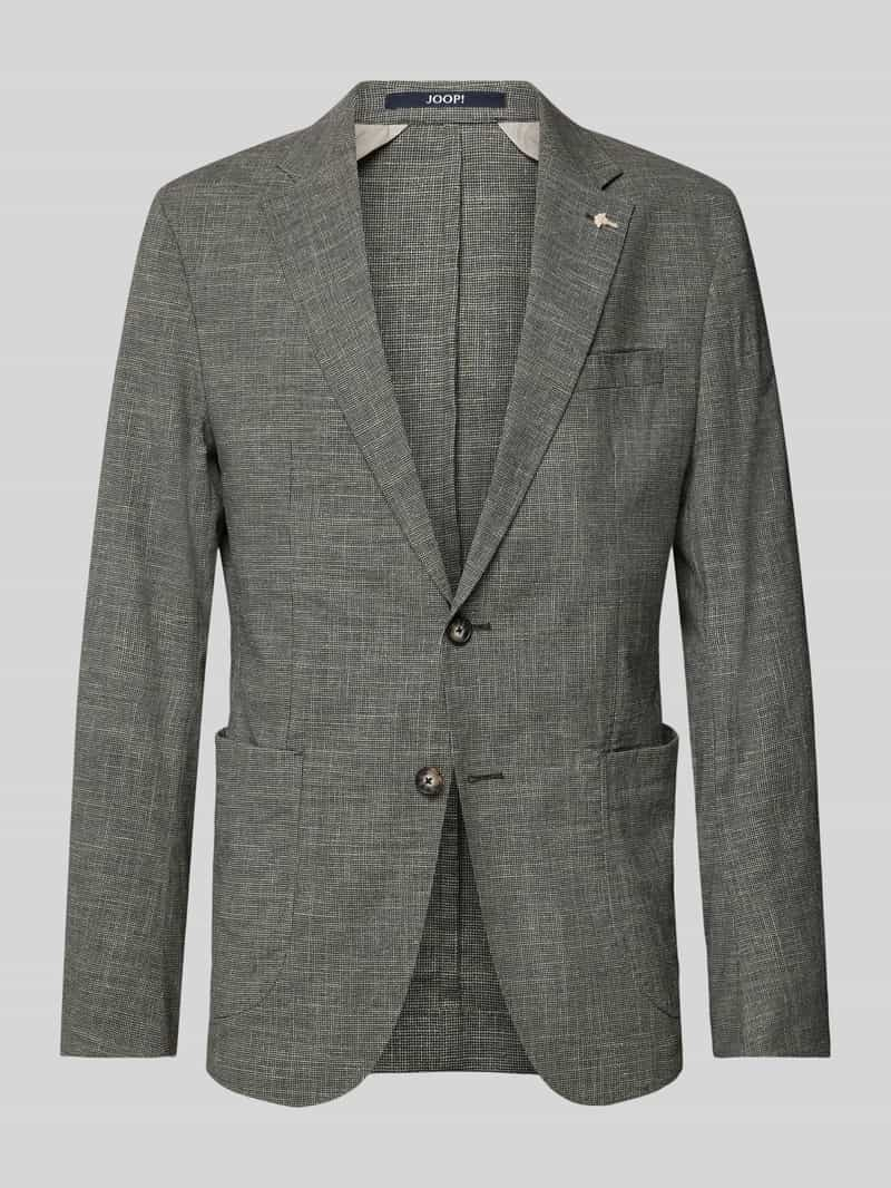 JOOP! Collection Slim fit 2-knoops colbert met applicatie, model 'Hoverest'