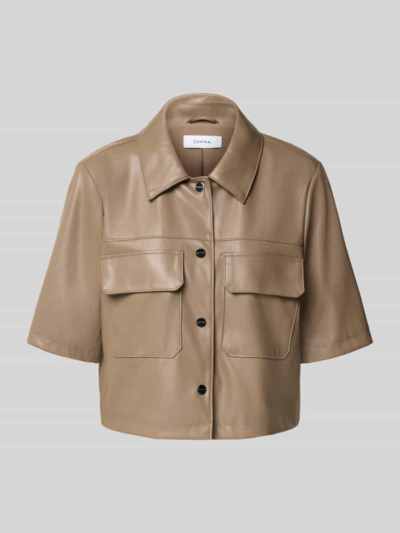 comma Blazer in leerlook