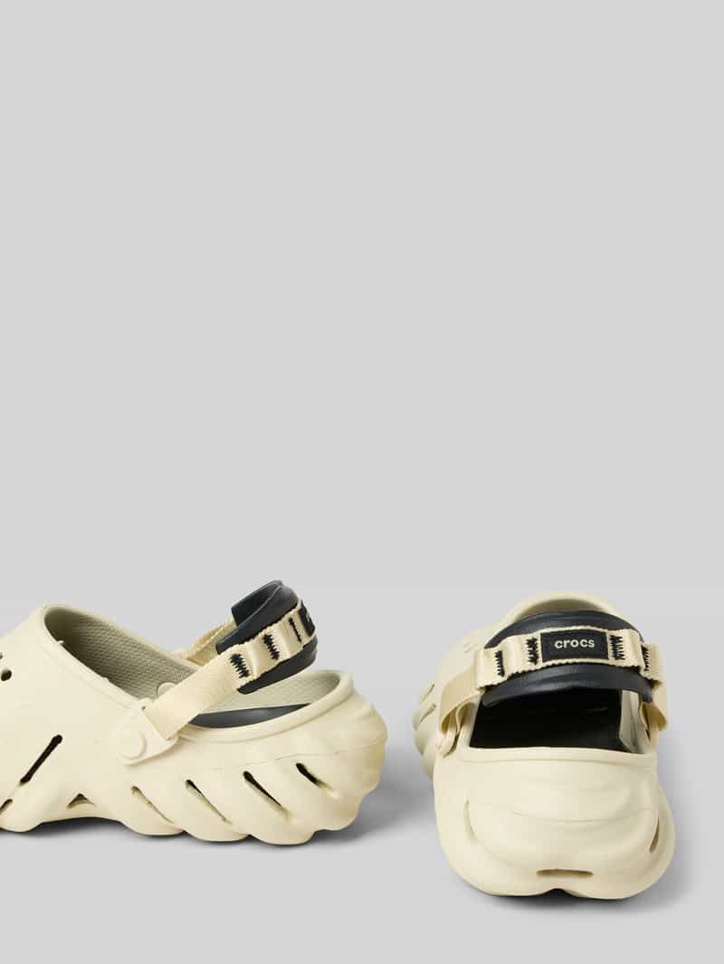 Crocs Huisschoenen met labeldetail