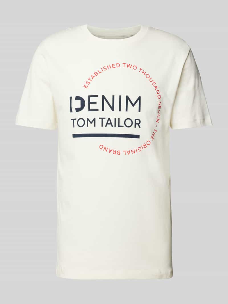 Tom Tailor Denim T-shirt met ronde hals
