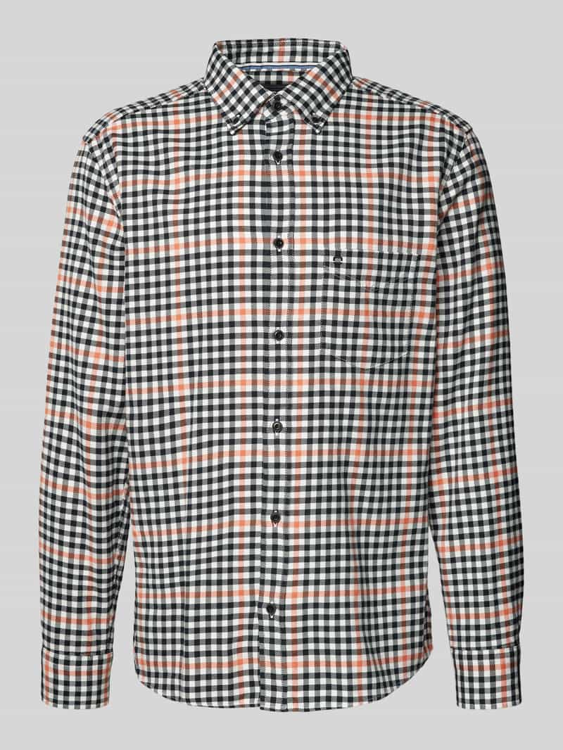 Slim fit vrijetijdsoverhemd met button-downkraag