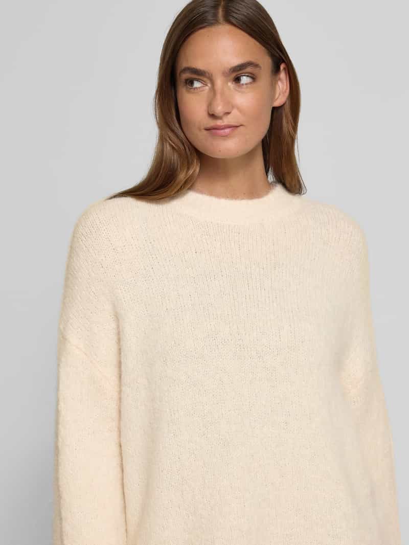 Selected Femme Oversized gebreide pullover van alpacamix model 'GABRIELLA'