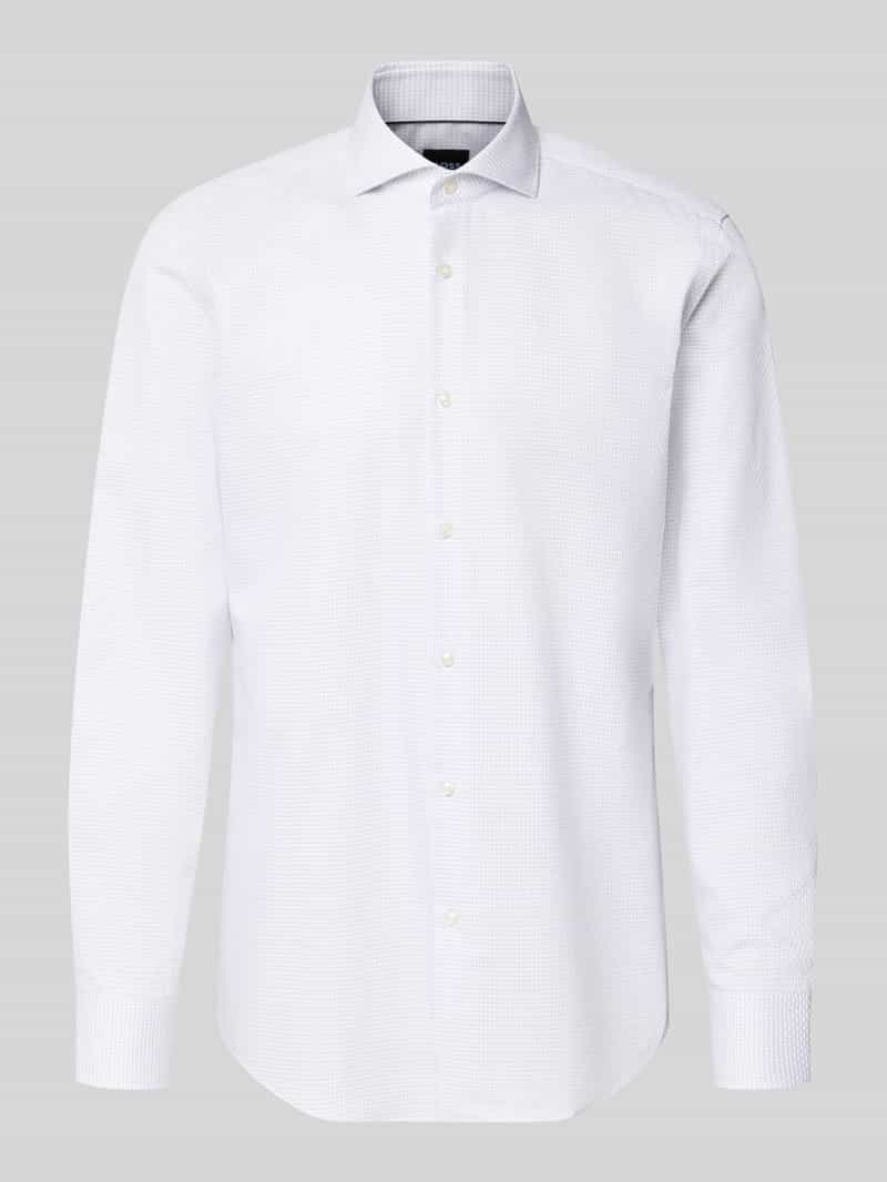 Slim fit zakelijk overhemd van pure katoen model 'HANK'