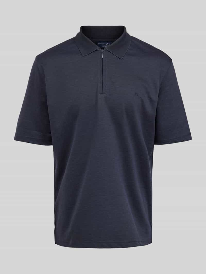 Christian Berg Men Regular fit poloshirt met logostitching