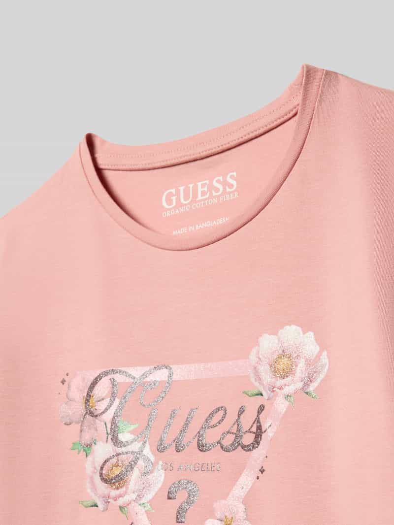 Guess Shirt met lange mouwen en labeldetail