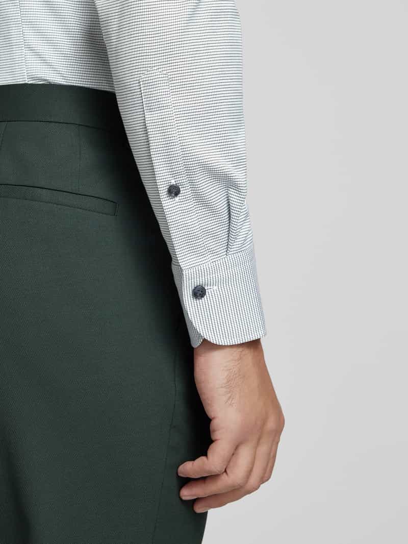 OLYMP SIGNATURE SLIM FIT Slim fit zakelijk overhemd met kentkraag model 'Savio'