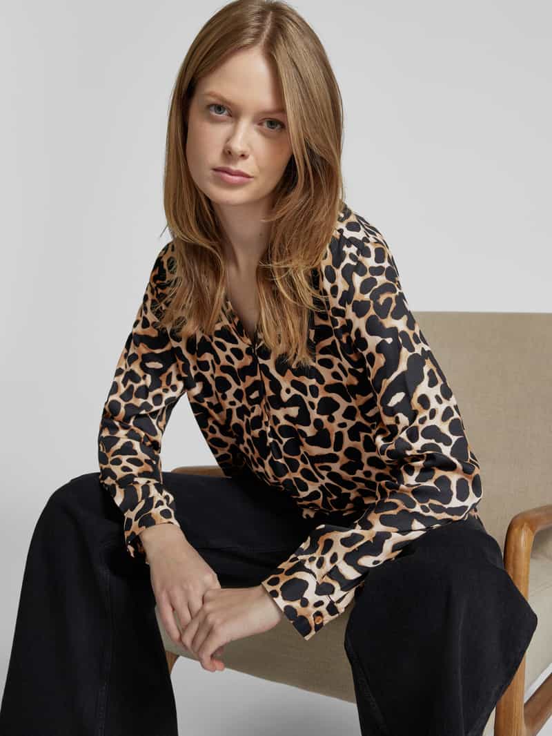 Smith and Soul Regular fit blouse met tuniekkraag model 'New Vince'