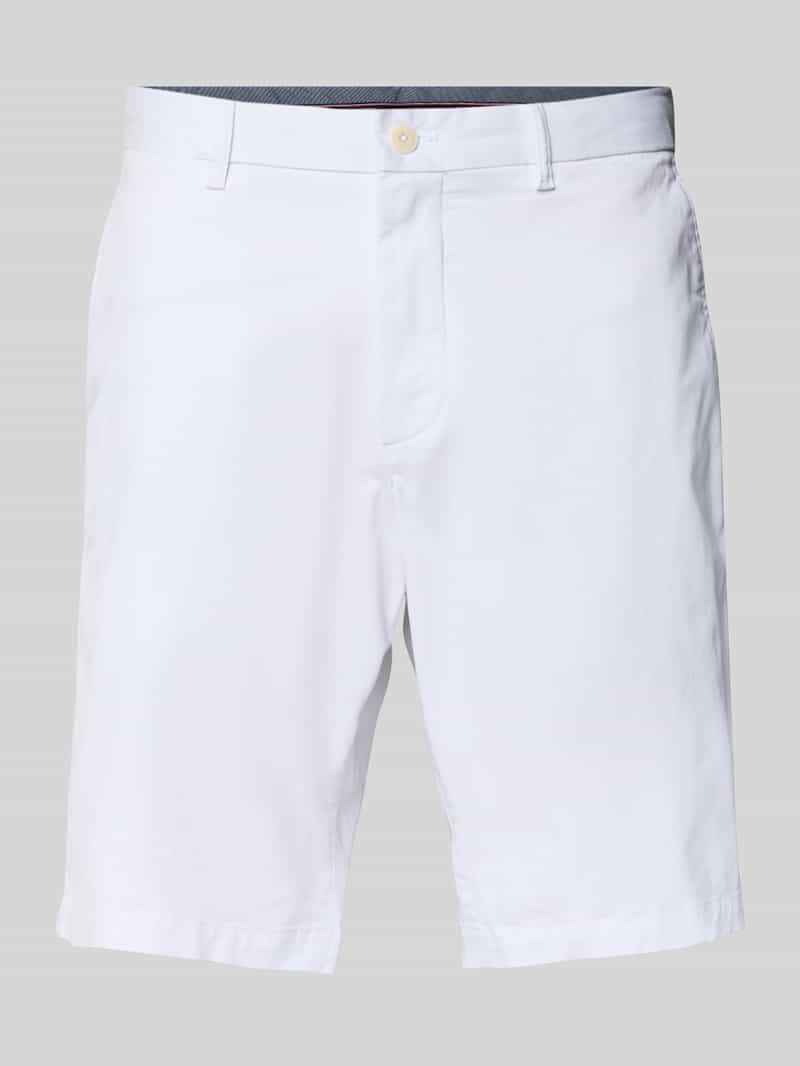 Tommy Hilfiger Relaxed fit korte chino van een mix van katoen en elastaan