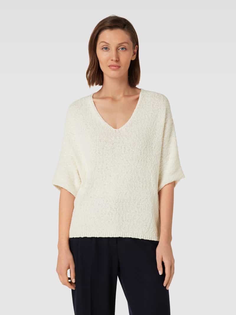 Gebreid shirt met structuurmotief Rich & Royal