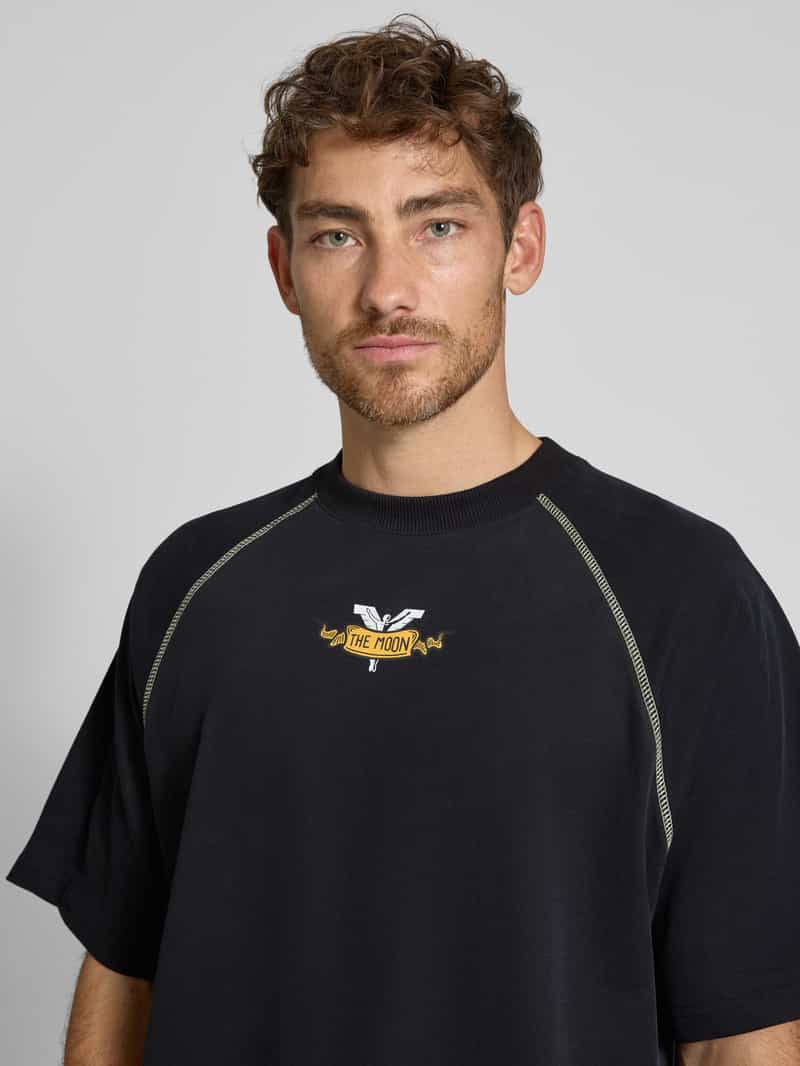 carlo colucci Oversized T-shirt met labelprint