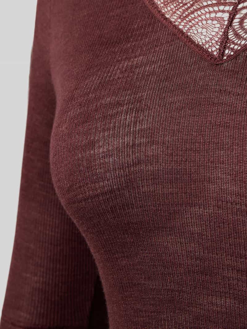 Hanro Shirt met 1 2-mouwen