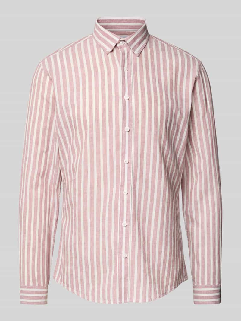 lindbergh Slim fit vrijetijdsoverhemd met button-downkraag