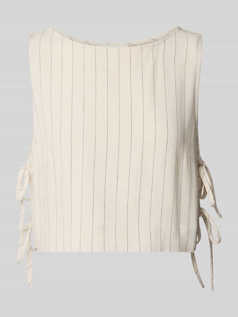 P&C* curated by Anna Schürrle Regular fit blousetop met vetersluiting opzij