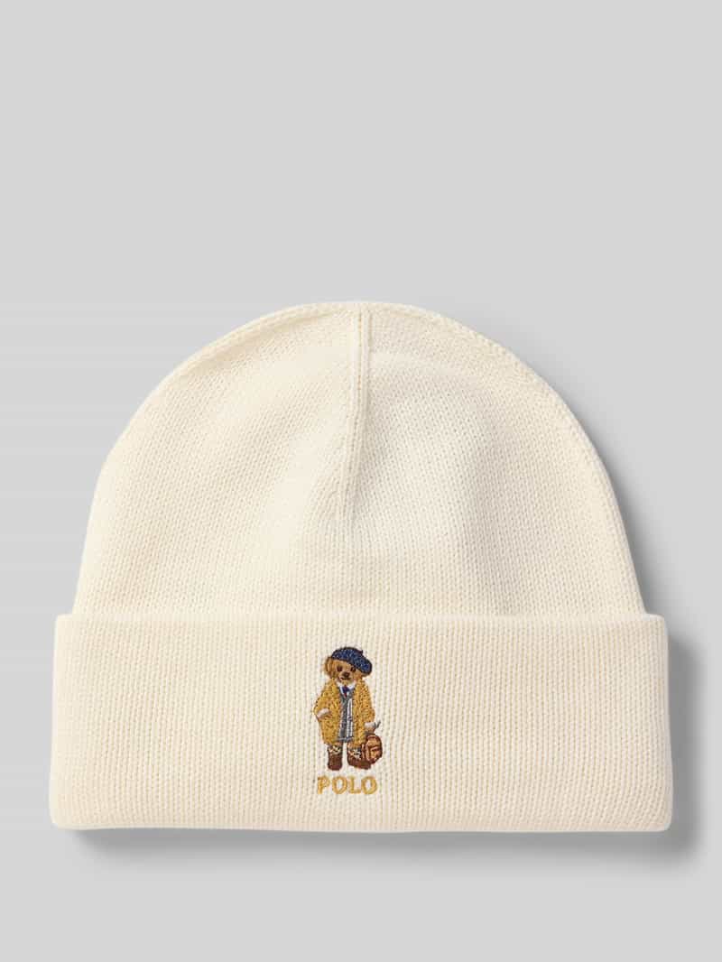 Polo Ralph Lauren Teens Beanie met label- en motiefstitching