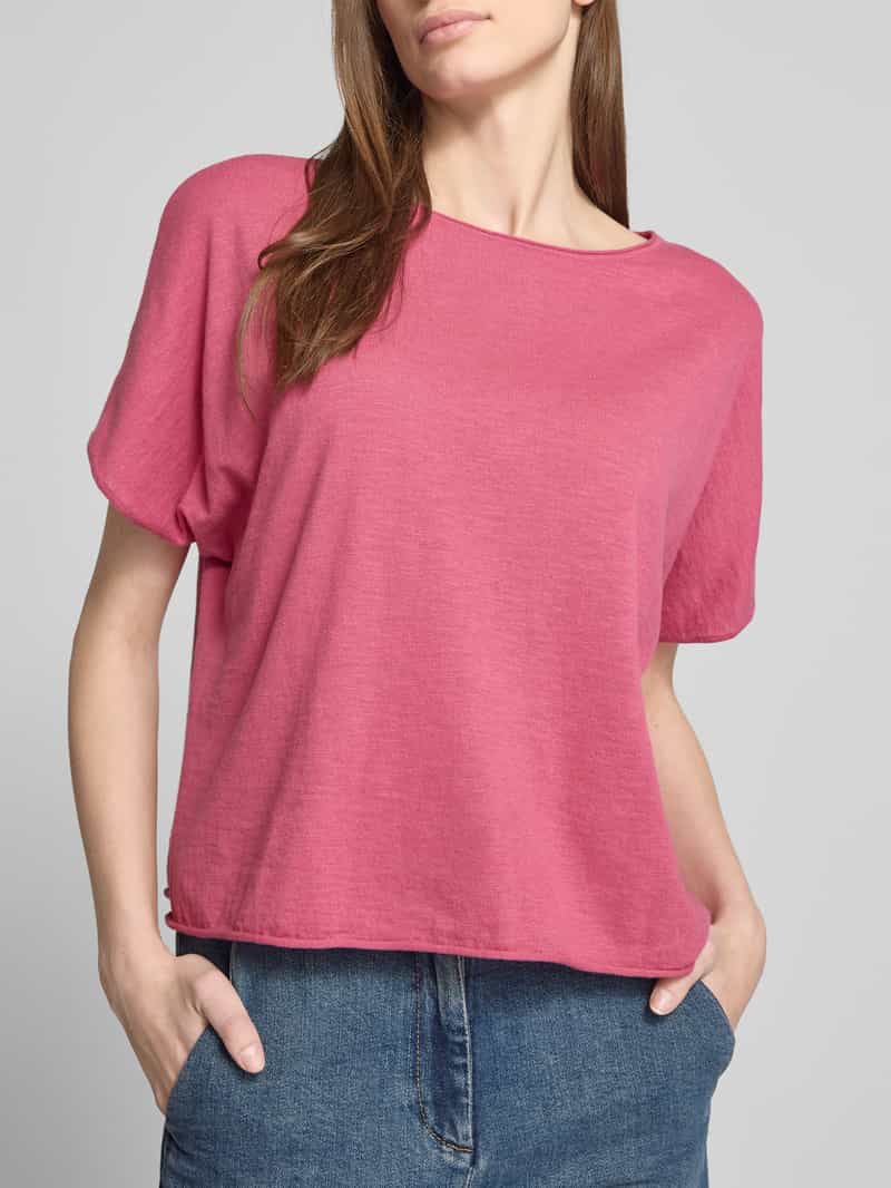 Marc O'Polo Oversized gebreid shirt van een mix van katoen en linnen