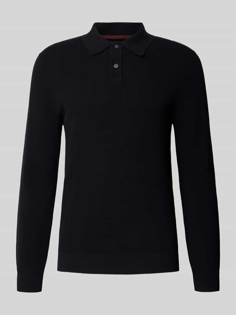 Christian Berg Men Slim fit poloshirt met knoopsluiting