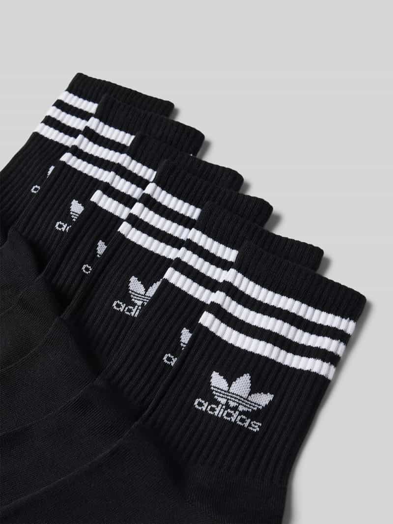 adidas Originals Sokken met labelprint in een set van 6 paar