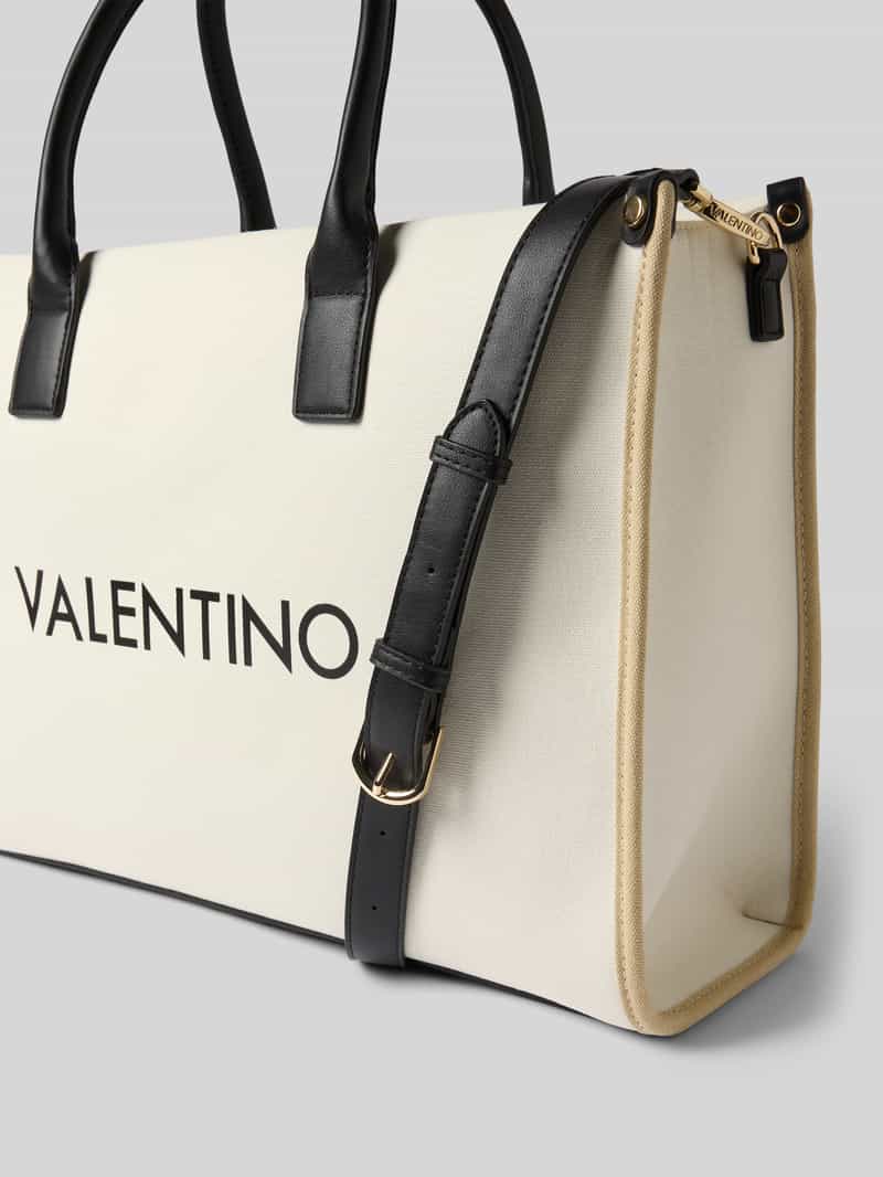 Valentino Bags Handtas in model met logo 'ACANTHA' wit, foto 3