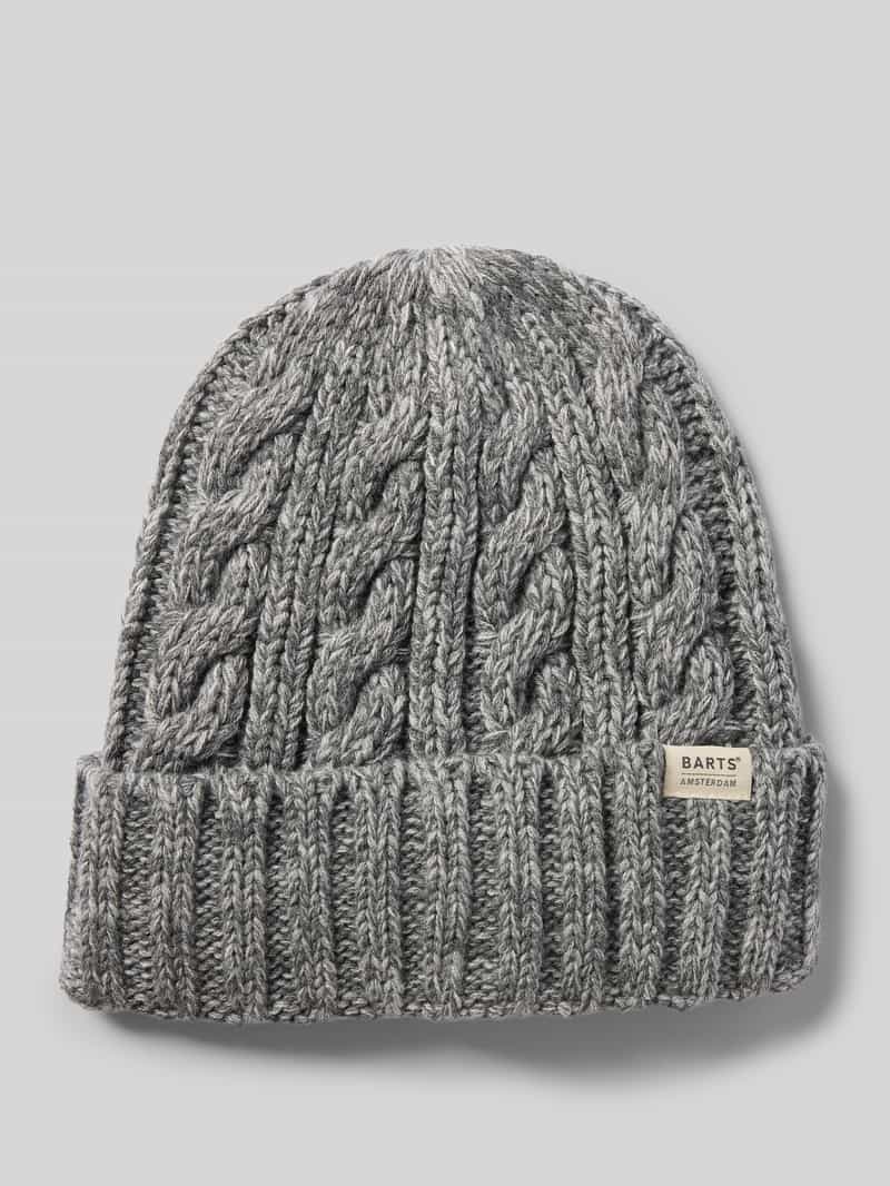 Barts Beanie met labeldetail model 'Kaen'