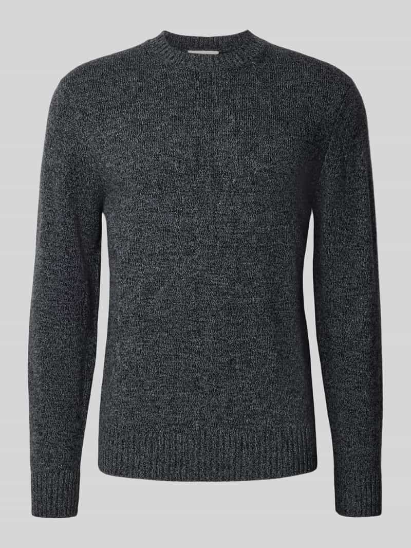 casual friday Regular fit gebreide pullover van wolmix model 'ANTE'