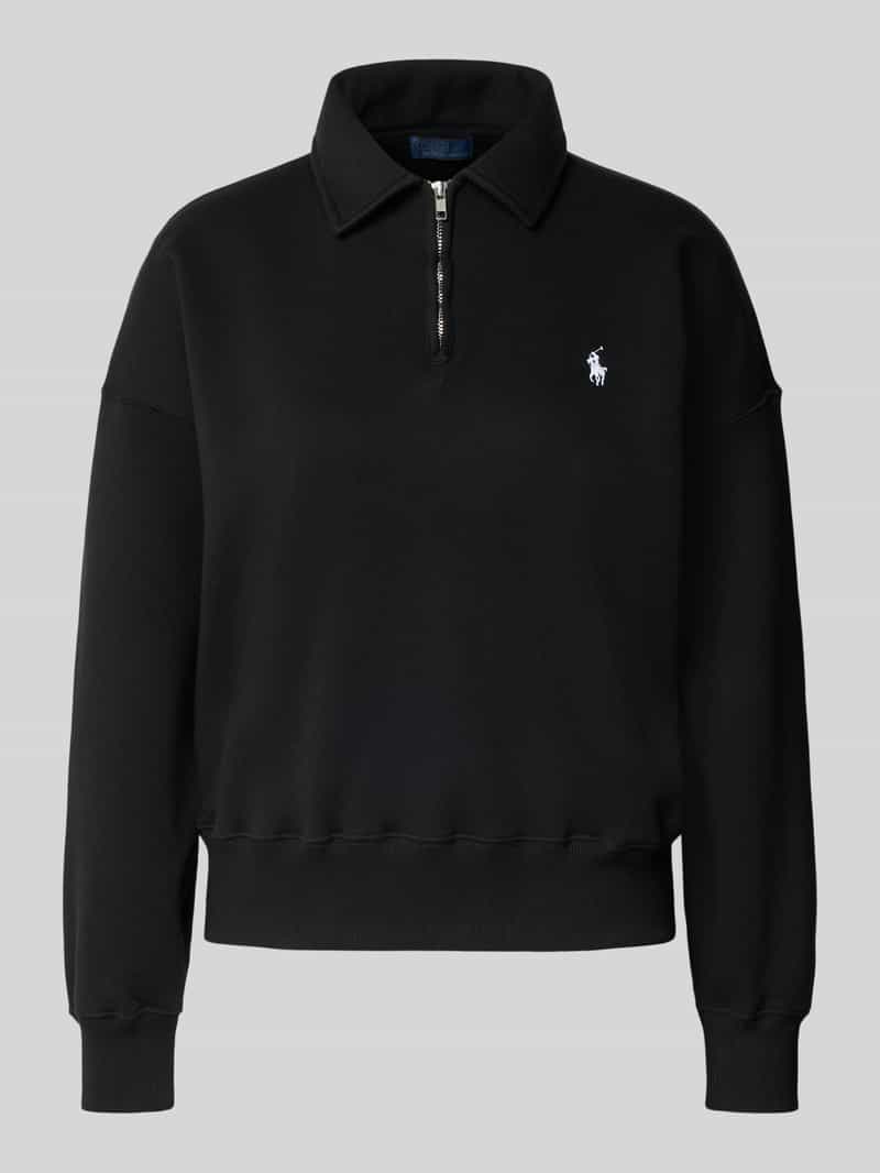 Polo Ralph Lauren Regular Fit Pullover aus Baumwoll-Mix in Black, Größe XL 2116108XL