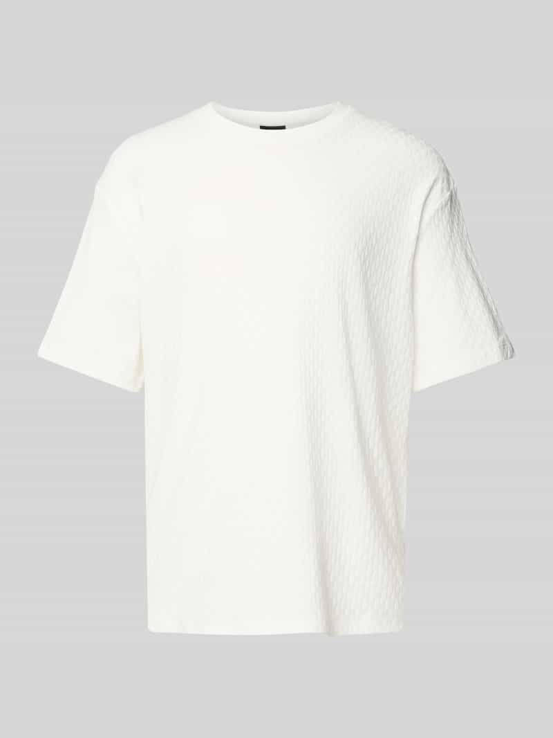 s.Oliver BLACK LABEL Relaxed fit T-shirt van gestructureerde jersey