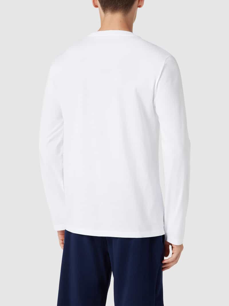 Shirt met lange mouwen en labelprint, model 'LIQUID' Polo Ralph Lauren Underwear