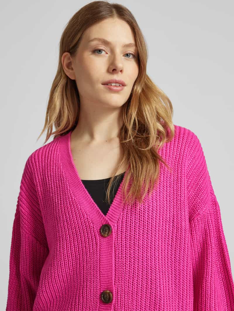 Vero Moda Regular fit gebreid jack met ballonmouwen model 'LEA'
