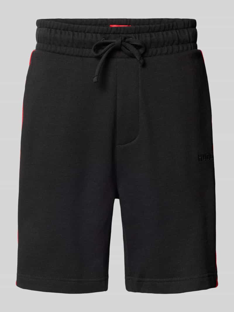 HUGO Korte broek met elastische band model 'LIAM'