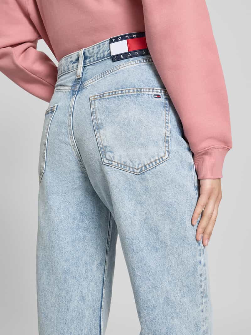 Tommy Jeans Straight fit jeans van puur katoen model 'LAYLA'