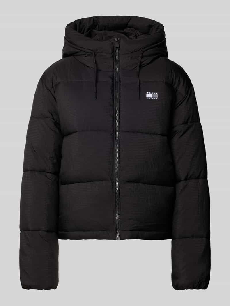 Tommy Jeans Gewatteerd regular fit jack met capuchon